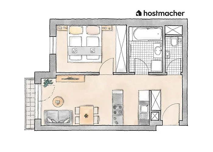 Stylish 1br Escape, Quick By Hm Apartman